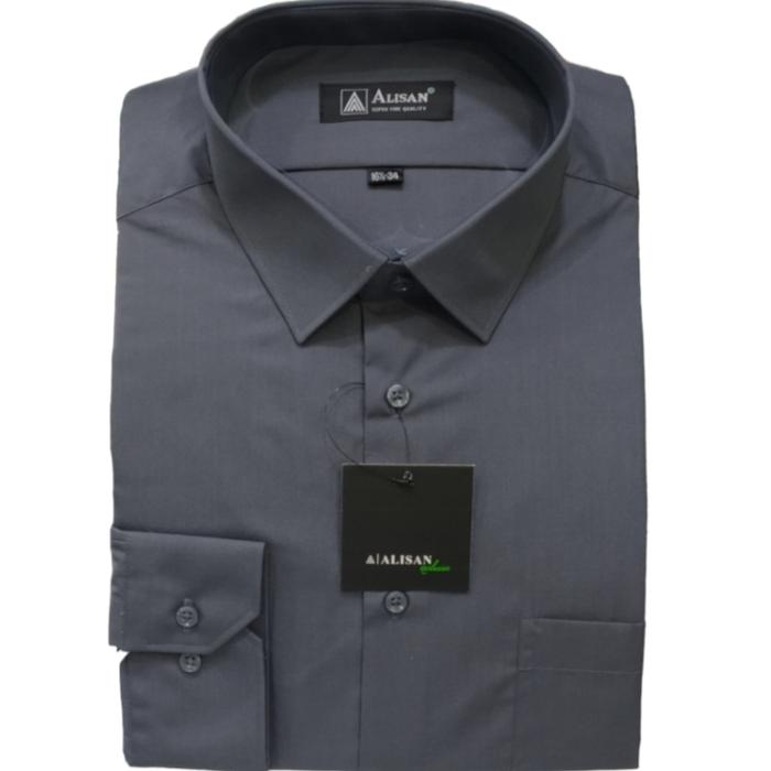 Gambar Kemeja Alisan Panjang Polos JUMBO REGULER Warna Abu Abu - abu-1, 17 dari RAJA ALISAN undefined 5 Tokopedia