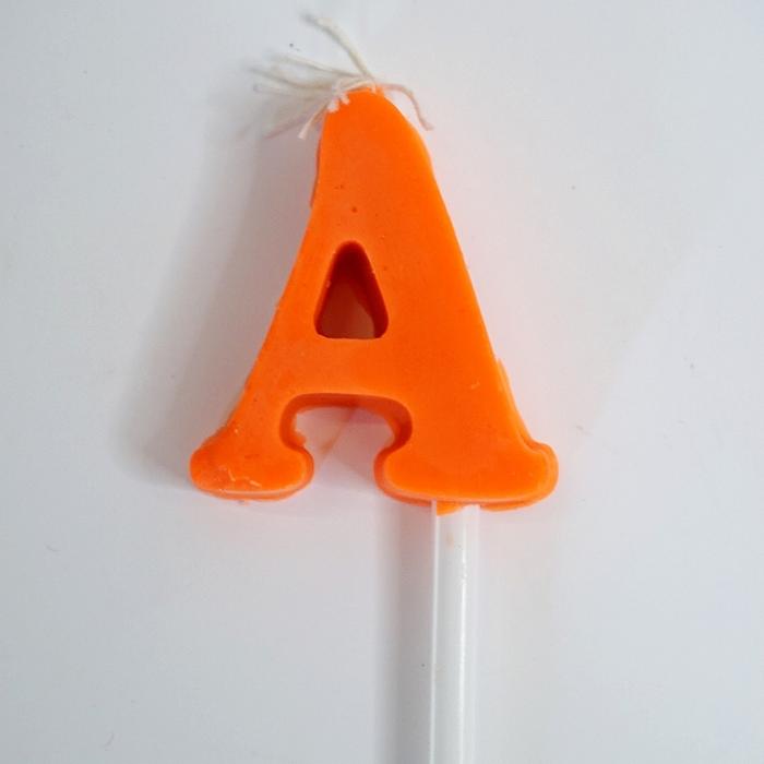 Gambar lilin huruf warna - A dari M Kitchen undefined Tokopedia