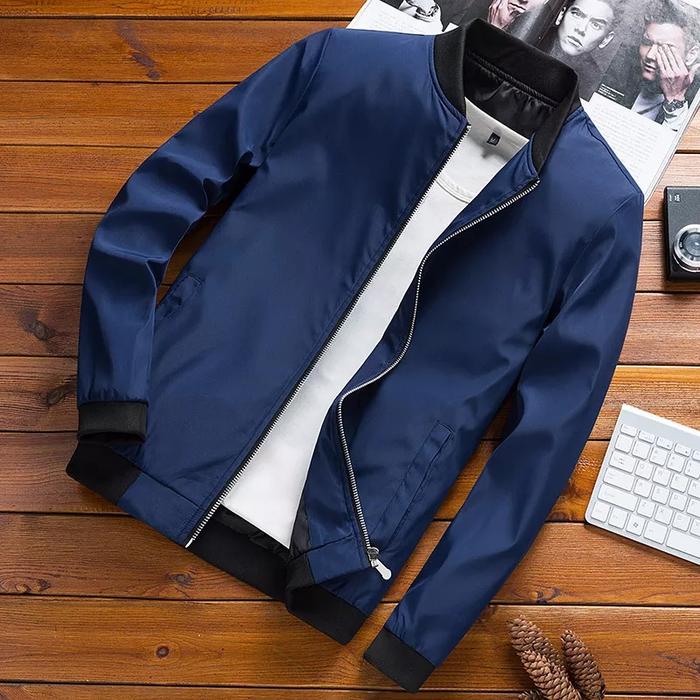 Gambar Jaket kasual pria orginal / Jacket casual terbaru pria keren - Hitam, S dari zenhil store undefined 5 Tokopedia