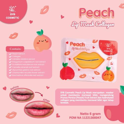 Gambar SYB CRYSTAL COLLAGEN LIP MASK - Masker Bibir Collagen BPOM - SYB PEACH dari CHICBEAUTE undefined Tokopedia