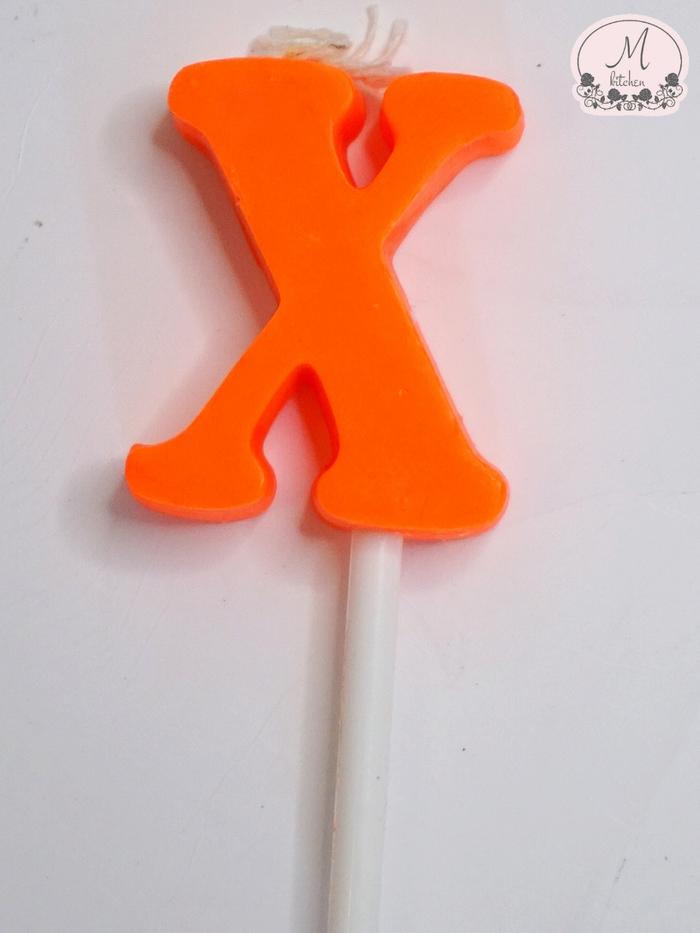 Gambar lilin huruf warna - X dari M Kitchen undefined Tokopedia
