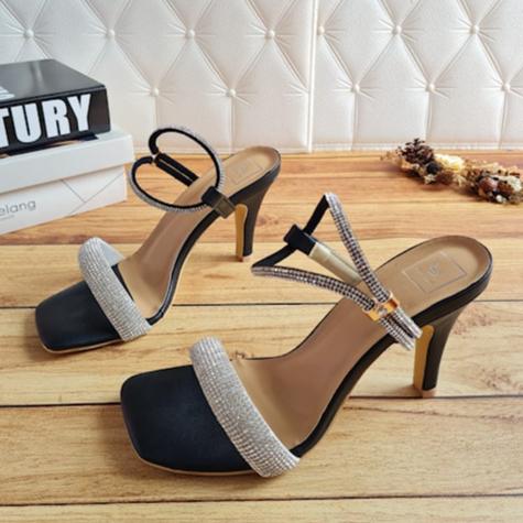 Gambar Sepatu Heels High heels Pesta Wanita Import Branded Terbaru - Hitam, 36 dari RIZHANCOLLECTION undefined Tokopedia