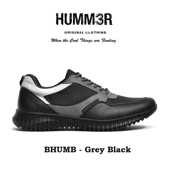 Gambar 39-50 [ Big Size 44 sd 50 Jumbo] Humm3r Bhumb Sepatu Sport Joging - grey black, 42 dari Onebox Collection undefined Tokopedia