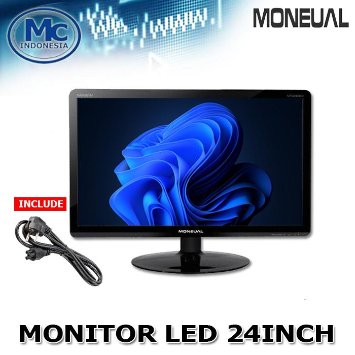 Gambar LED MONITOR PC 24Inch / LED KOMPUTER LED GAMING - MONITOR MONEUAL dari Mides Komputer undefined Tokopedia