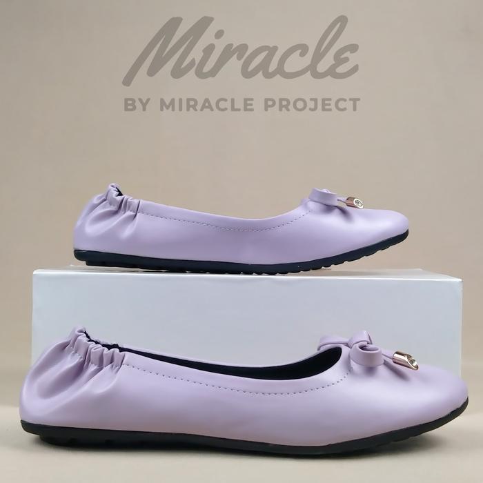 Gambar Flat Shoes - Aira Series 01 Miracle By Miracle Project - Lilac, 37 dari Miracle By Miracle Project undefined Tokopedia