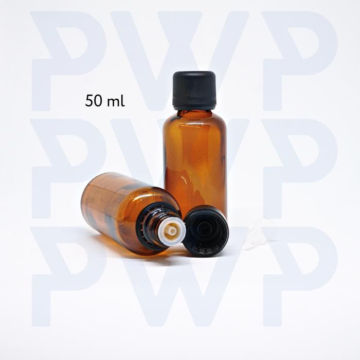 Gambar Botol Kaca Amber 50ml / Botol Essential Oil 50ml - Smooth Cap - Black dari EEL Packaging Store undefined Tokopedia