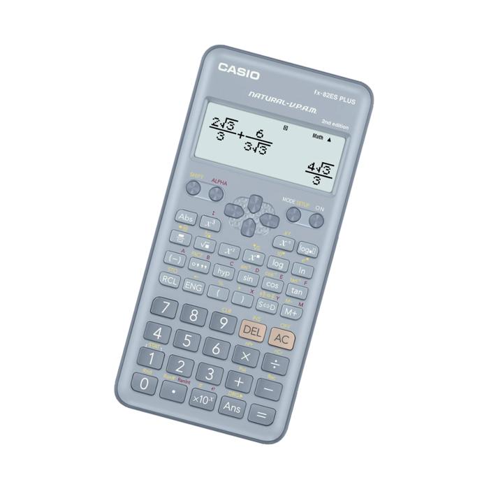 Gambar Casio Scientific Calculator FX-82ES Plus - Plastic [Kalkulator] [Plastik] [Buku] [Matematika] [Fisika] [Kimia] - Biru Muda dari CASIO Calculator undefined Tokopedia