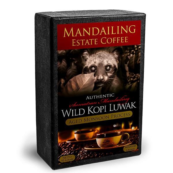 Gambar Mandailing Estate Coffee WILD KOPI LUWAK 5 CUP - MEDIUM GRIND dari Roku Mart undefined Tokopedia