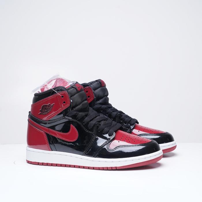 Air Jordans Bred 1s High Air Jordan Retro High OG Patent Bred