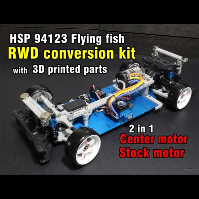 Gambar HSP 94123 Flying Fish RWD conversion kit 3D print model dari FZTKid undefined Tokopedia