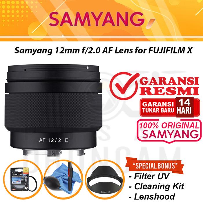 Promo Samyang AF 12mm Fujifilm X Lens Samyang AF 12