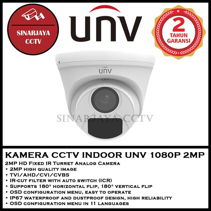 Gambar Camera Cctv UNIVIEW Full HD 2MP 1080P Infra Red UNV Indoor-Outdoor - UNV Indoor dari sinarjaya cctv undefined Tokopedia