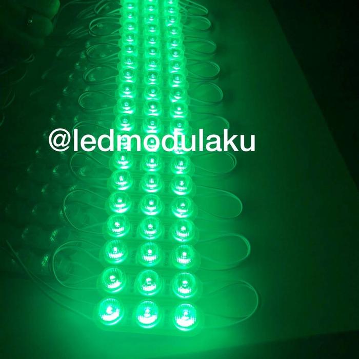 Gambar LED Modul 3 mata tipe 6520 12V 3 Watt - 7 warna - Hijau dari ledmodulaku undefined Tokopedia