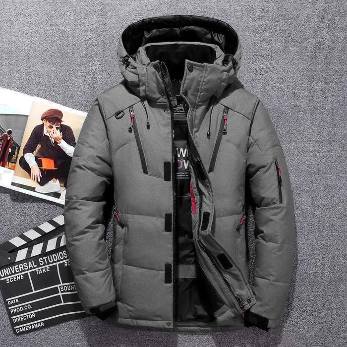 Gambar Jaket Winter Pria/Jaket musim Dingin/Jaket Tebal Pria/Jaket Gunung - Abu Muda, M dari boggana jaket undefined Tokopedia