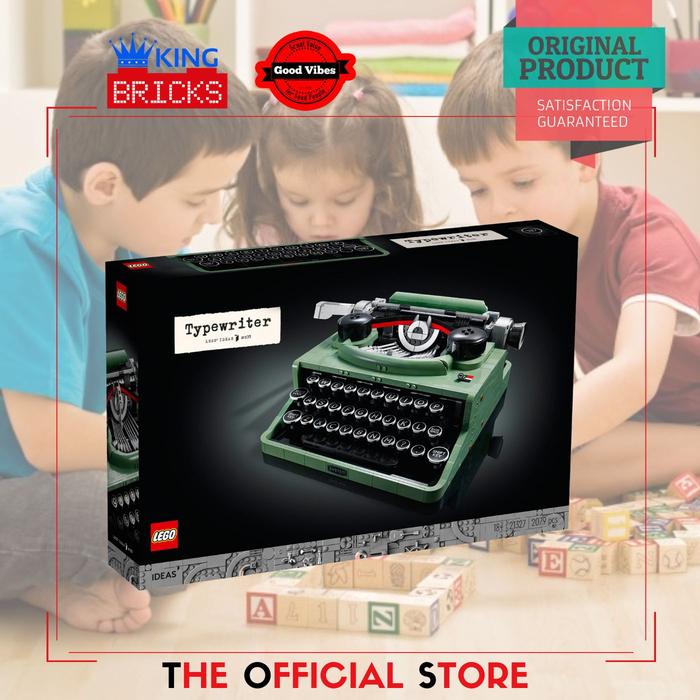 Gambar LEGO Original IDEAS 21327 Typewriter - Mainan Anak Kreatif Mesin Ketik dari GV Online Shop undefined Tokopedia