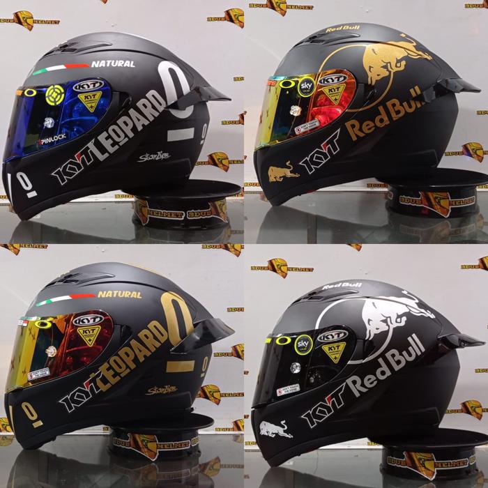 stiker helm full face