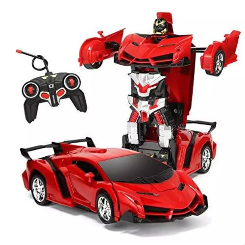 Gambar Mainan RC Car Mobil Robot Transformer Balap Racing Sport Remot Kontrol - Orange dari Baratos Store undefined 5 Tokopedia