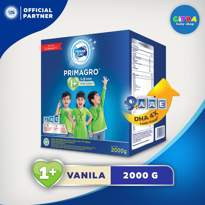 Gambar Frisian Flag Primagro 1+ Vanila 2000gr / Primagro 1+ Vanila 2kg dari Citra Susu undefined Tokopedia
