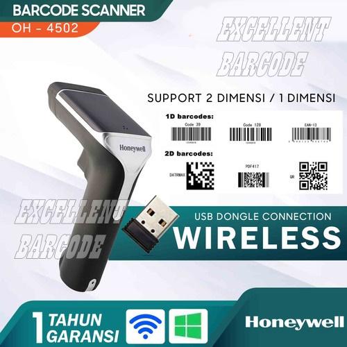 Gambar Barcode Scanner Wireless 2D QR CODE - Honeywell OH4503 OH4502 OH-4502 - 4502 no Docking dari BARCODE EXCELLENT undefined Tokopedia