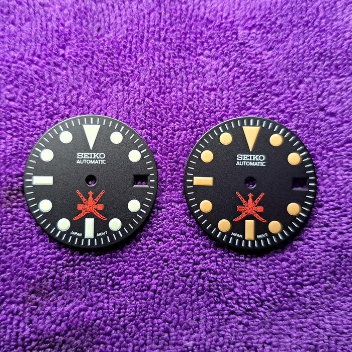 Dial SEIKO MOD NH35 Omani Khanjar Submariner Yellow Index