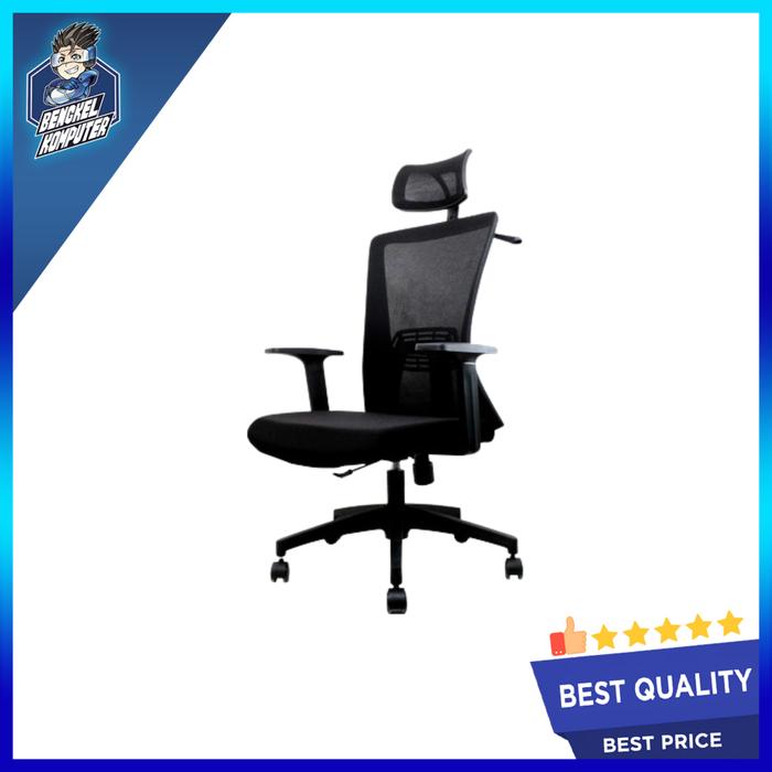 Gambar FANTECH OFFICE CHAIR A258 BLACK/PINK - BLACK dari bengkelkomputerptk undefined Tokopedia
