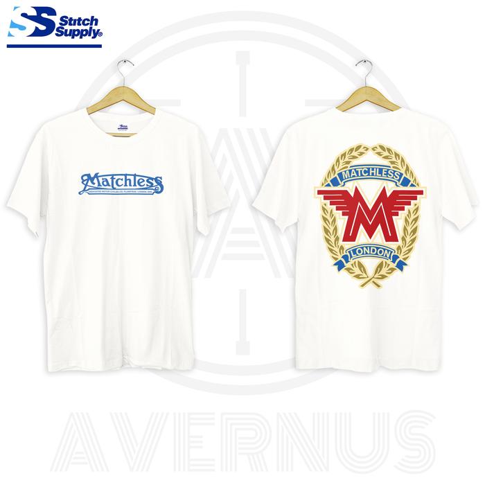 Gambar Kaos Bikers / Motor - Matchless Classic Motorcycle - Tag Stitch Supply - Putih, L dari AVERNUS_NEW undefined Tokopedia