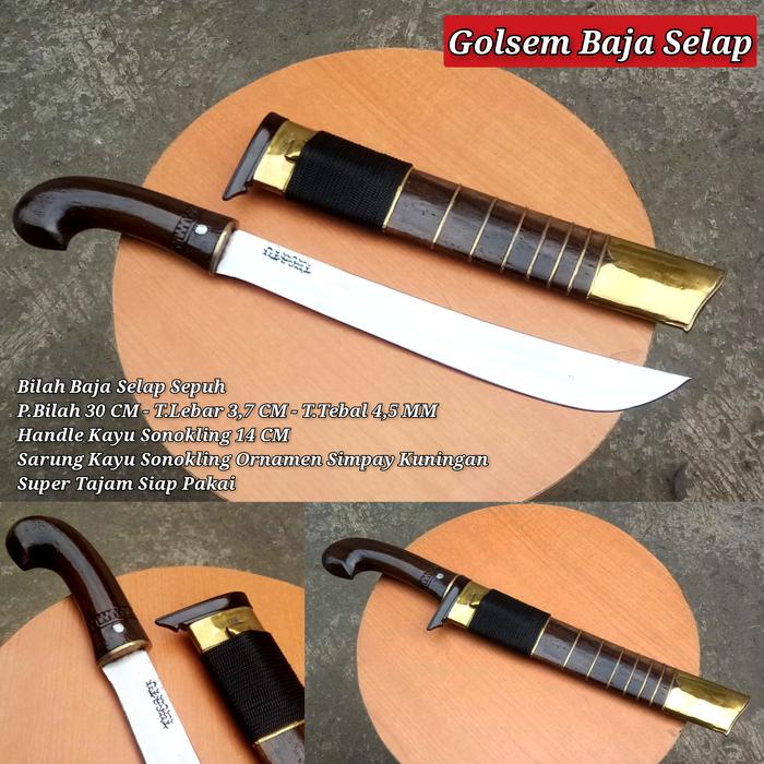 Gambar Pisau Golok Sembelih Klasik Baja Super Tajam Best Quality dari WSgallery Indonesia undefined Tokopedia