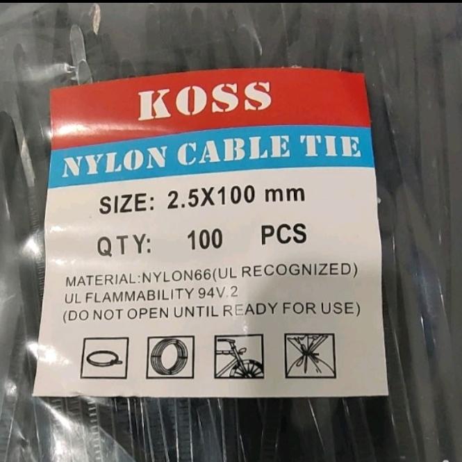 Gambar KABEL TIES - KABEL TIS HITAM 10CM 15CM 20CM 25CM 30CM - NYLON - 10cm dari RACE GROSIR undefined Tokopedia