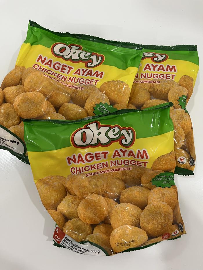 Gambar Okey Chicken Nugget 500Gr Naget Ayam Frozen Food Murah dari Rezeki Frozen Mart undefined Tokopedia