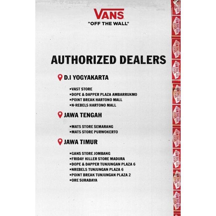 Ambarukmo Plaza Vans Store Hartono Mall Jogja Jual EI859 TALI