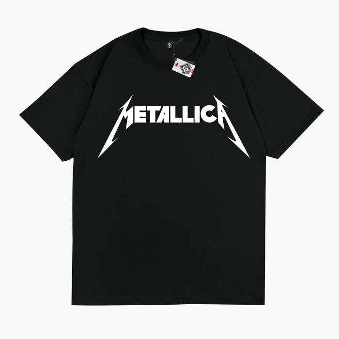 Gambar KARIMAKE Kaos Baju Band METALLICA LOGO HOLOGRAM PRINT Kaos Musik - V1, S dari KRMK Karimake undefined Tokopedia