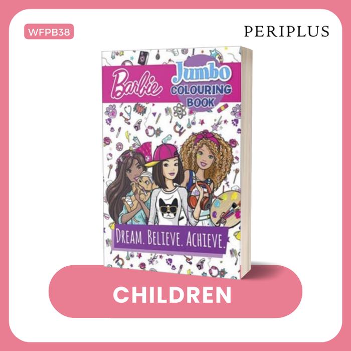 Jual Barbie Jumbo Colouring Book 9781788243308 Jakarta Timur