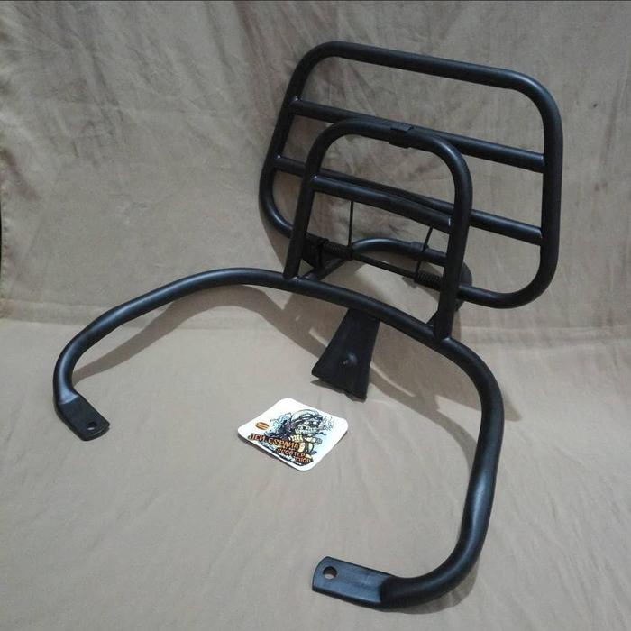 Gambar back rack motor listrik Uwinfly T3 / aksesoris motor listrik - Hitam dari Jen espana undefined Tokopedia