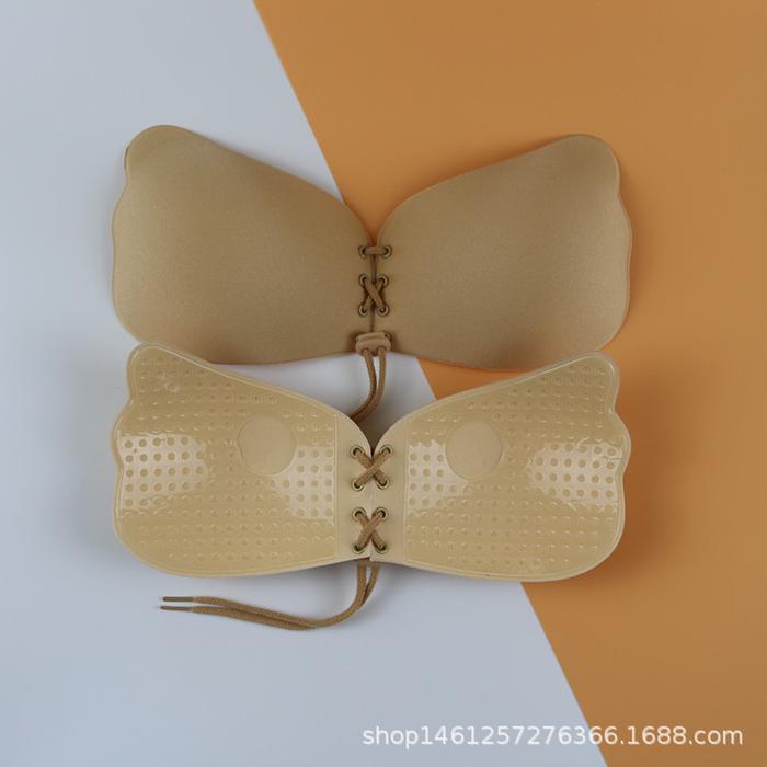 Gambar Bra Wanita Push Up BRa Tape Tempel Angel Wings Bra Cup A/B/C/D - Cream, C dari pinky-storee undefined Tokopedia