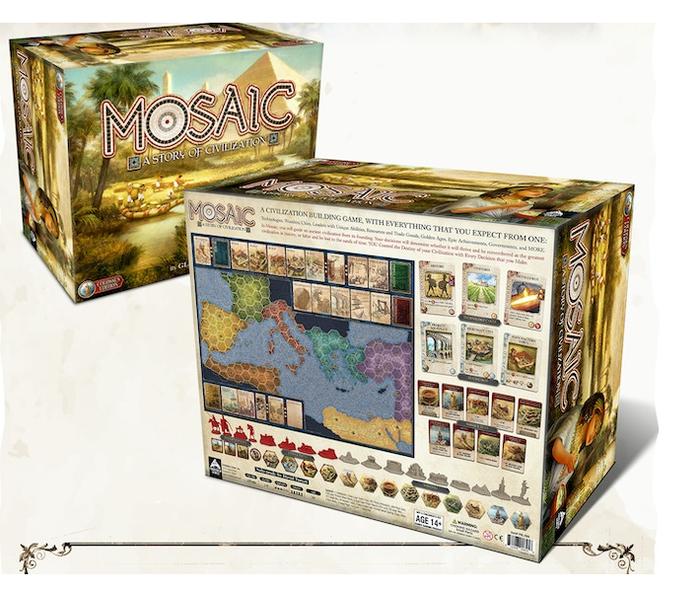 Gambar Mosaic A Story of Civilization Colossus Edition Board Game dari Monopolis Wonder undefined Tokopedia