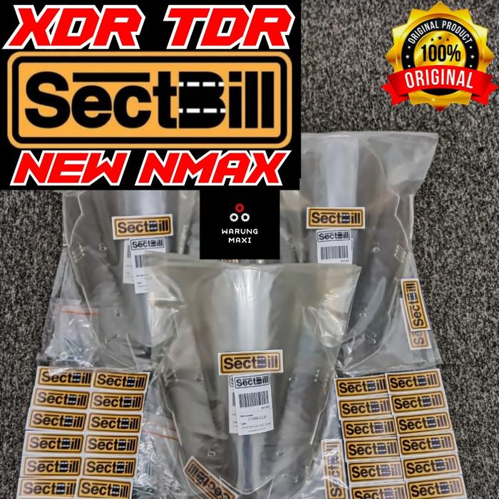 Gambar WINDSHIELD SECTBILL NEW NMAX TDR XDR V3 HITECT VISOR TDR XDR NEW NMAX - CLEAR NEW NMAX dari WarungMaxi undefined Tokopedia