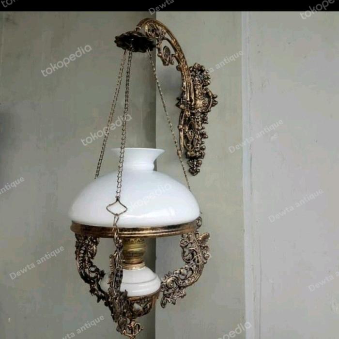 Gambar Lampu tempel gantung etnik jawa diameter 28 dari Dewta antique undefined Tokopedia