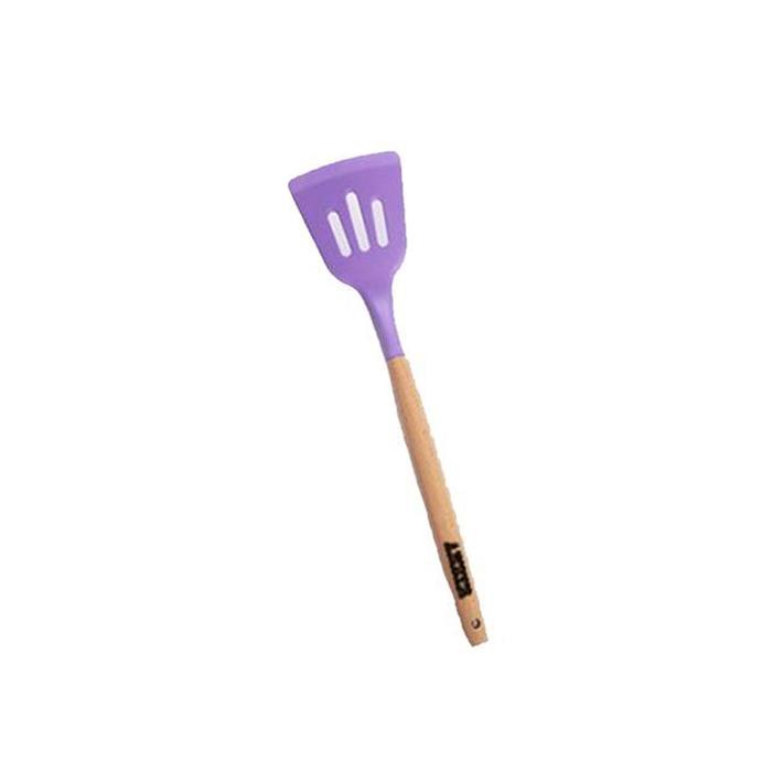 Gambar AMBER UTENSILE SUTIL TAHAN PANAS SILICON SPATULA ORIGINAL - UNGU - SOUPLADLE dari Sinar Agung Bekasi undefined 3 Tokopedia