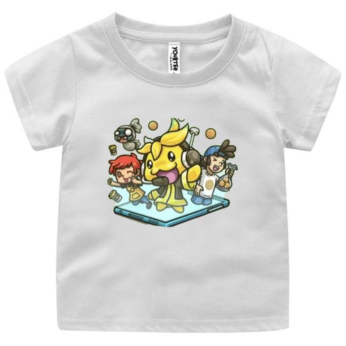 Gambar baju kaos atasan anak cowok cewek gambar Pikachu ready semua warna - Putih, M dari ramakids jkt undefined Tokopedia