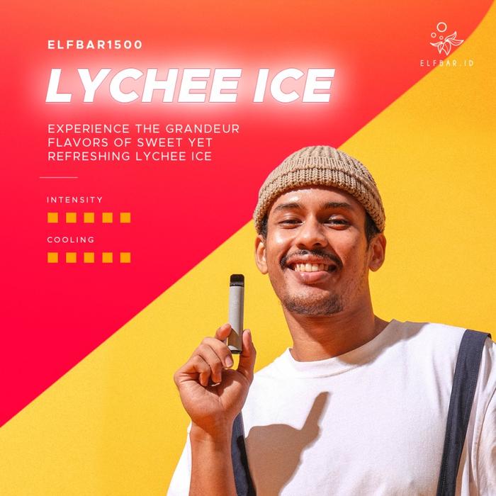 Gambar ELFBAR 1500 Pod Lychee Ice | ELF BAR Disposable Vape | Relx - Lychee dari Elfbar Jakarta undefined Tokopedia