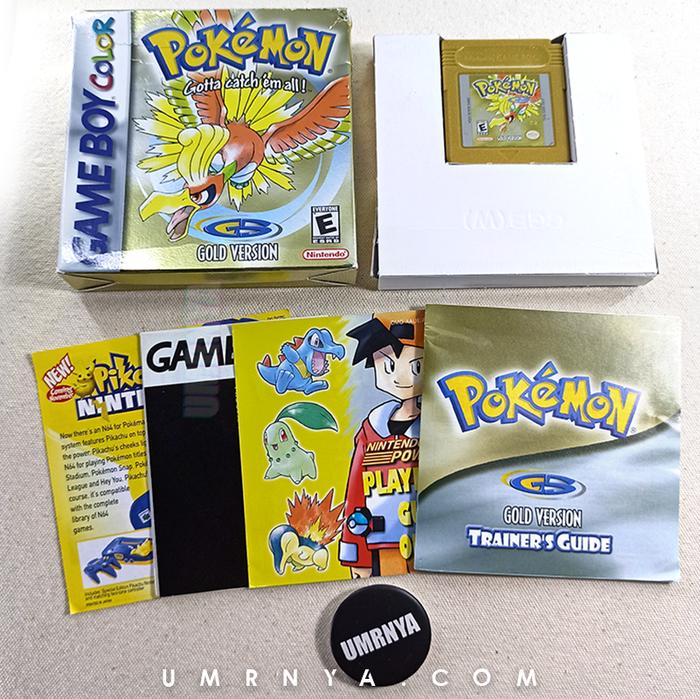 Gambar Original Pokemon Gold Version Nintendo Gameboy GBC GBA Pokémon Silver - Foto tambahan1 dari umrnya undefined Tokopedia
