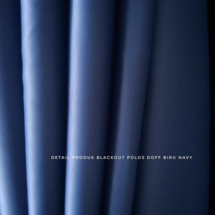 Gambar Gorden blackout biru navy/ tirai jendela minimalis/ gordyn pintu - Navy Polos, L.190 x T.265cm dari gorden trendyyy undefined Tokopedia