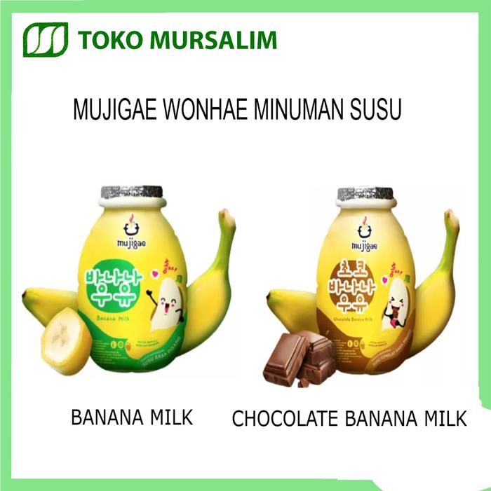Gambar Mujigae Wonhae Minuman Susu Botol 250 ml - BANANA MILK dari TOKO MURSALIM undefined Tokopedia