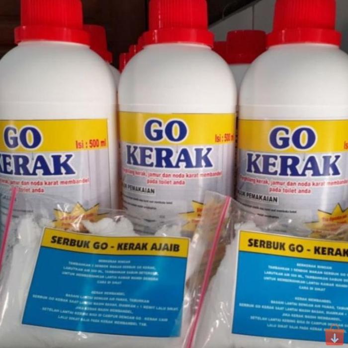 Gambar GO KERAK PEMBERSIH TOILET/PEMBERSIH KAMAR MANDI/PEMBERSIH WC dari MERCI ID undefined Tokopedia