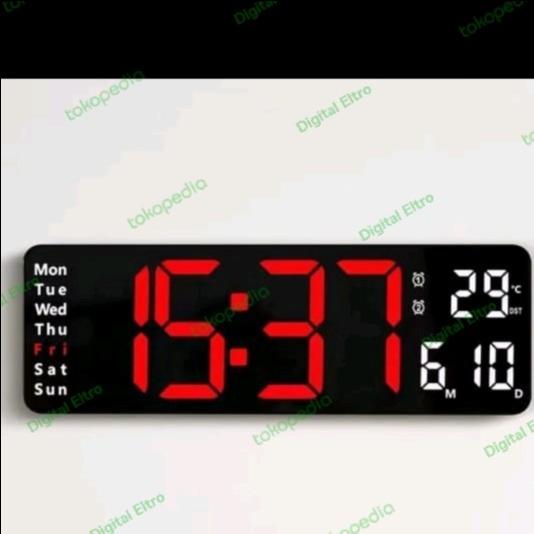 Jual Jam Digital Led Clock Countup Countdown Timer Ukuran 32 cm x 10 cm ...