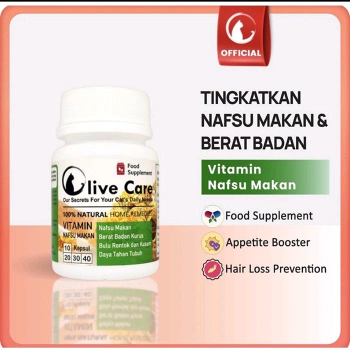 Gambar Olive Care Vitamin Nafsu Makan dan Bulu Ecer per Kapsul dari Vinelshop undefined Tokopedia