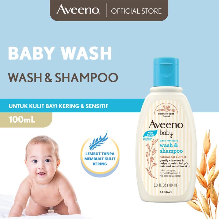 Gambar Aveeno Baby Wash & Shampoo - Sabun & Shampoo Bayi (100 mL) dari Aveeno Official Store undefined Tokopedia