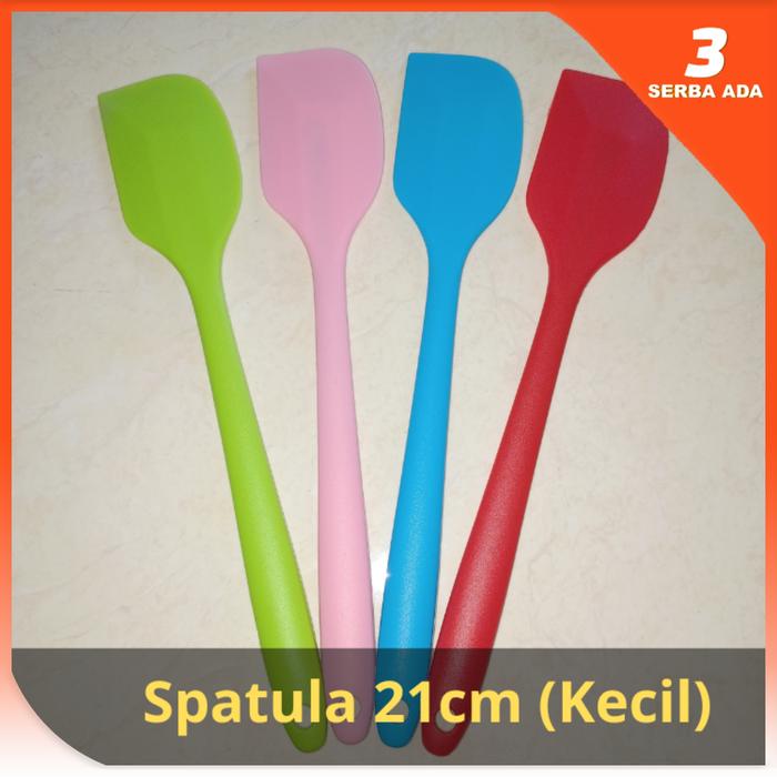 Gambar Spatula Set Silikon Tahan Panas Warna Merah / Alat Masak Set Anti Lengket / Spatula Sodet Sutil Kuas Sendok Nasi Centong Sayur Saringan kocokan Telur - Spatula 21cm, Hijau dari Serba Ada 3 undefined Tokopedia