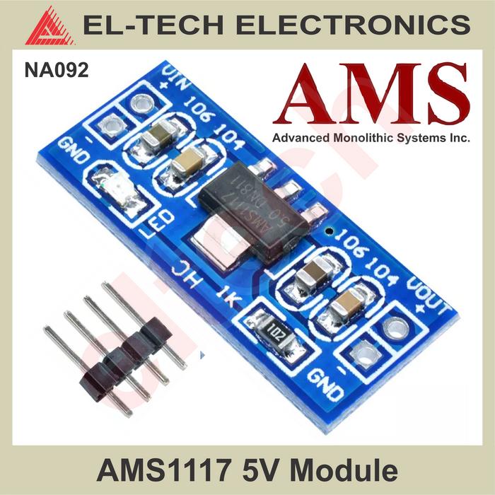 Jual AMS1117 AMS 1117 5V 3.3V DC-DC Converter Step Down Power Supply ...