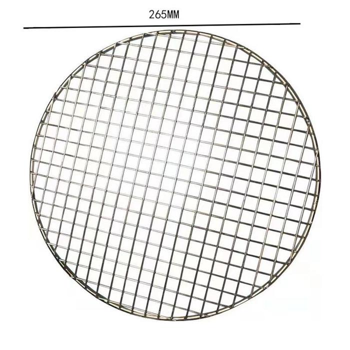 Gambar Jaring Panggangan Stainless Untuk Piknik BBQ Grill Net Jaring Bulat - 265mm dari Sincere-Mall undefined Tokopedia